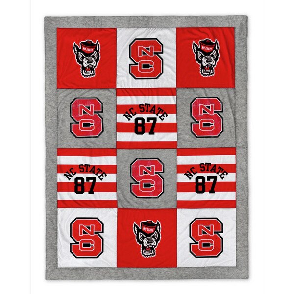 Blanket - Gray, Red, White - Tuffy